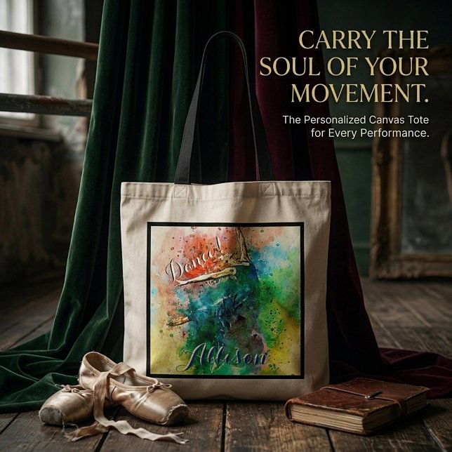 Personalised dancer  tote bag (Creator Uploaded)