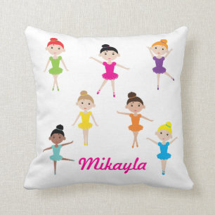 Personalised Dancing Ballerina Pillow