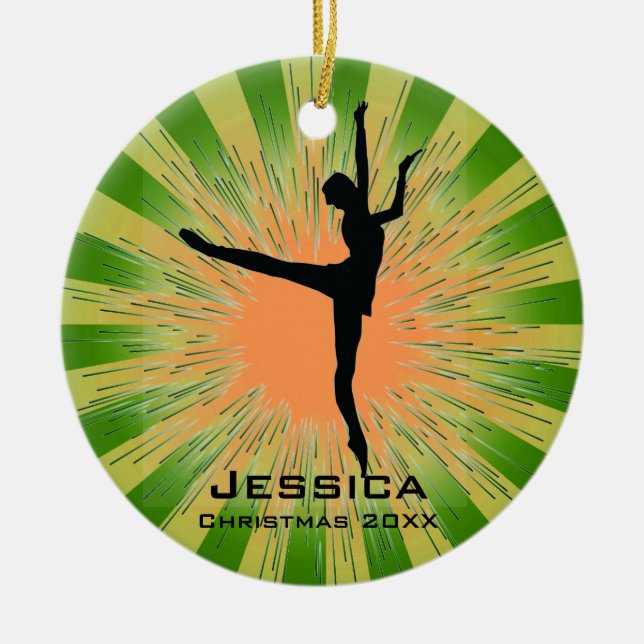 Personalised Dancing Ornament (Front)