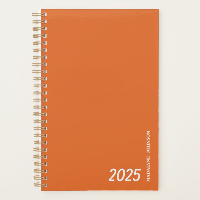 Personalised Dated My Daily Planner (Front)