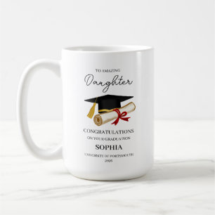 Personalised Daughter Graduation Keepsake  Coffee Mug