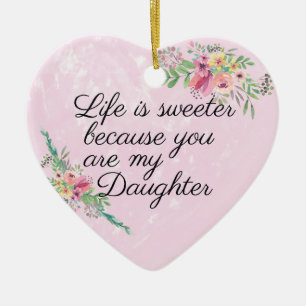 Personalised Daughter Ornament
