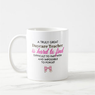 Personalised Daycare Teacher Appreciation Gift Coffee Mug