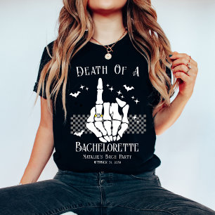 Personalised Death Of A Bachelorette Bridal Party Tri-Blend Shirt