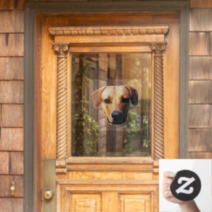 Personalised Decal Custom Dog Window Cling