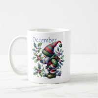 Personalised December Birth Month Garden Gnome