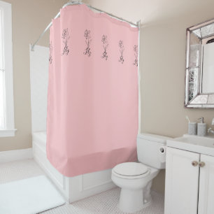 Personalised December Narcissus Birth Flower Gift Shower Curtain