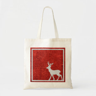 Personalised Decorative Merry Christmas Reindeer Tote Bag