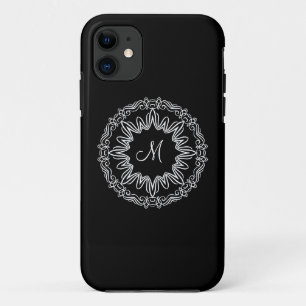 Personalised Decorative Monogram Design iPhone 11 Case