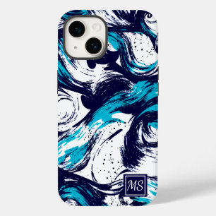 Personalised Deep Ocean Print Case-Mate iPhone 14 Case