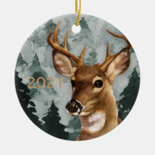 Personalised Deer Ornament