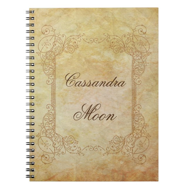 Personalised Delicate Fairy Tale  Notebook (Front)