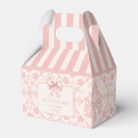 Personalised Demask Blush Pink Coquette Birthday