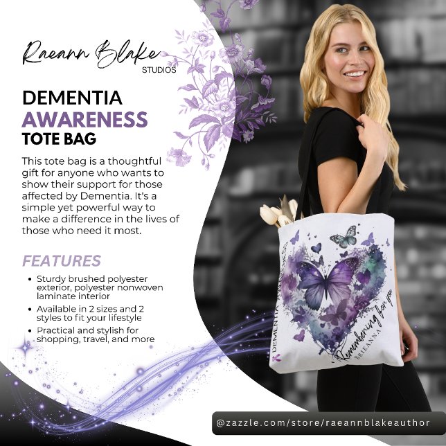 Personalised Dementia Awareness Tote Bag (Creator Uploaded)