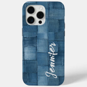 Personalised Denim iPhone / iPad case