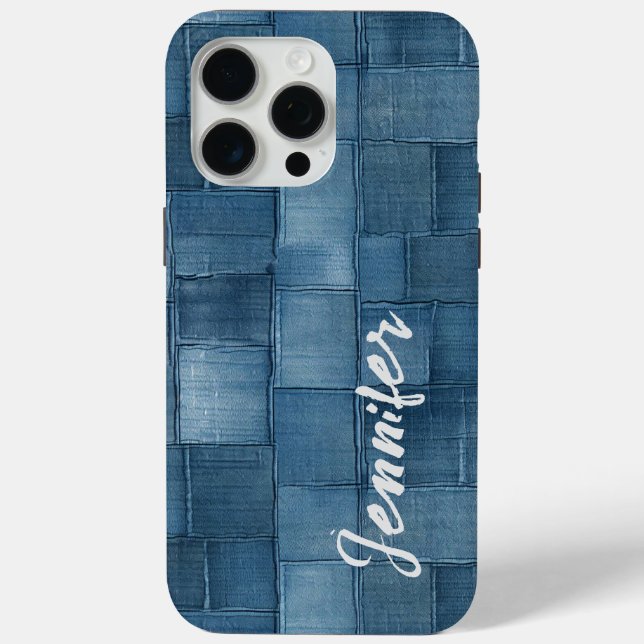 Personalised Denim iPhone / iPad case (Back)