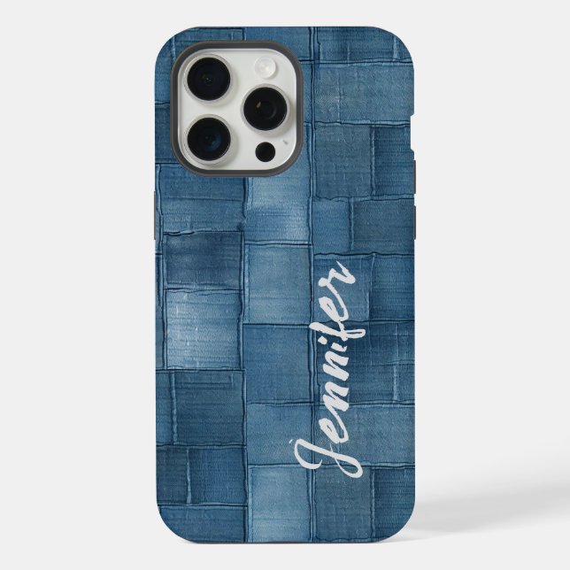 Personalised Denim iPhone / iPad case (Back)
