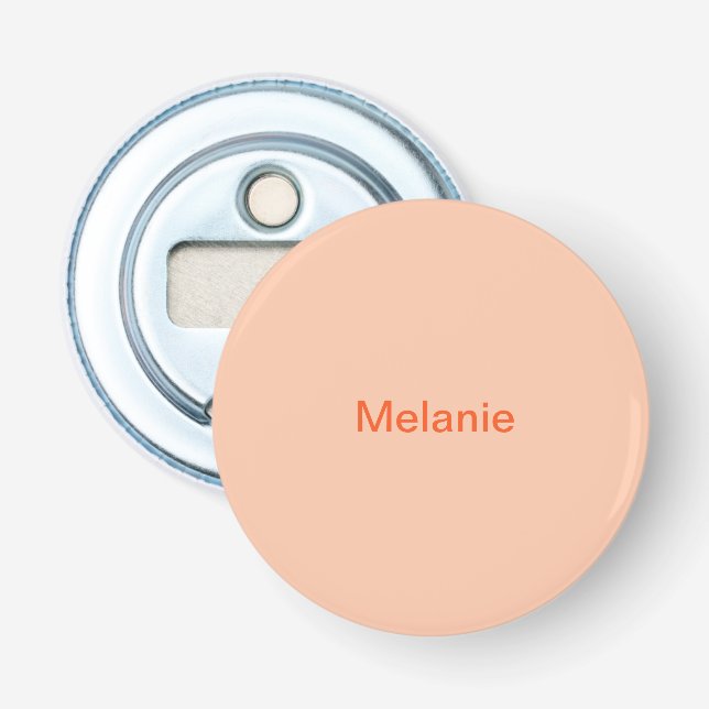 Personalised Desert Tan Bottle Opener (Front)