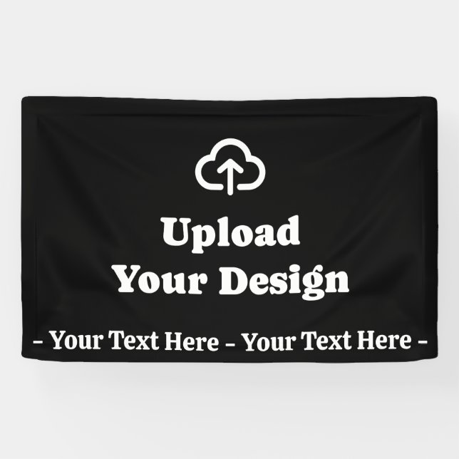 Personalised Design and Text Banner (Horizontal)
