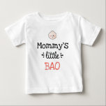 Personalised Design | [Any Text's] Little Bao Baby T-Shirt<br><div class="desc">This cute design adds a touch of pride and charm to your baby's outfit. It's perfect for parents who want to showcase their love for their countries. Also, it is an excellent opportunity to create personalised and meaningful gifts for baby showers, birthdays, or any other special occasions. It allows you...</div>