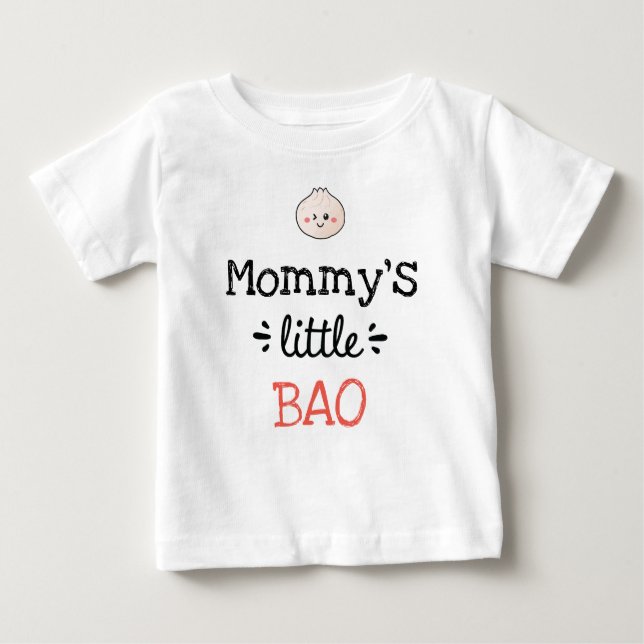 Personalised Design | [Any Text's] Little Bao Baby T-Shirt (Front)