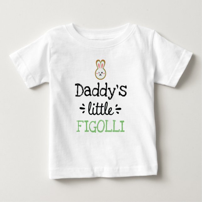 Personalised Design | [Any Text's] Little Figolli Baby T-Shirt (Front)