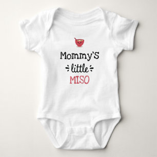 Personalised Design   [Any Text's] Little Miso Baby Bodysuit