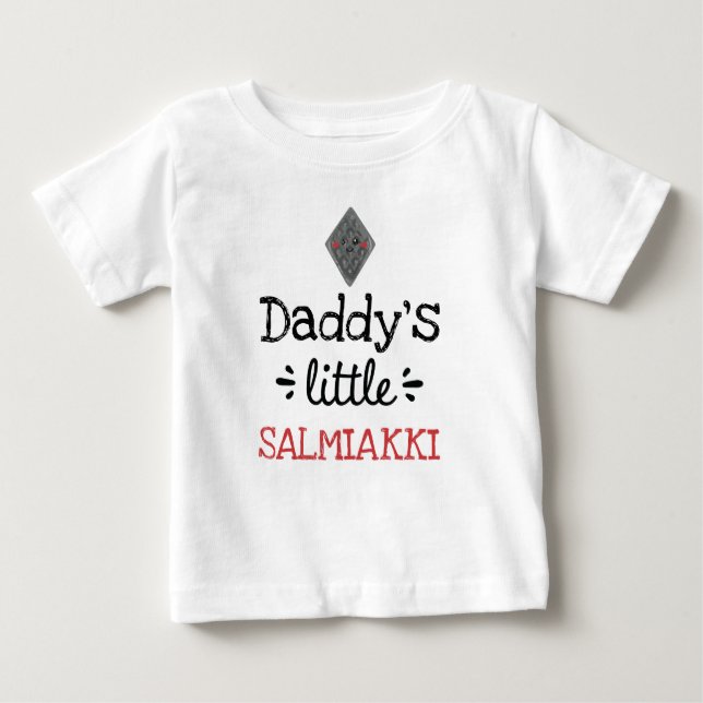 Personalised Design [Any Text's] Little Salmiakki Baby T-Shirt (Front)