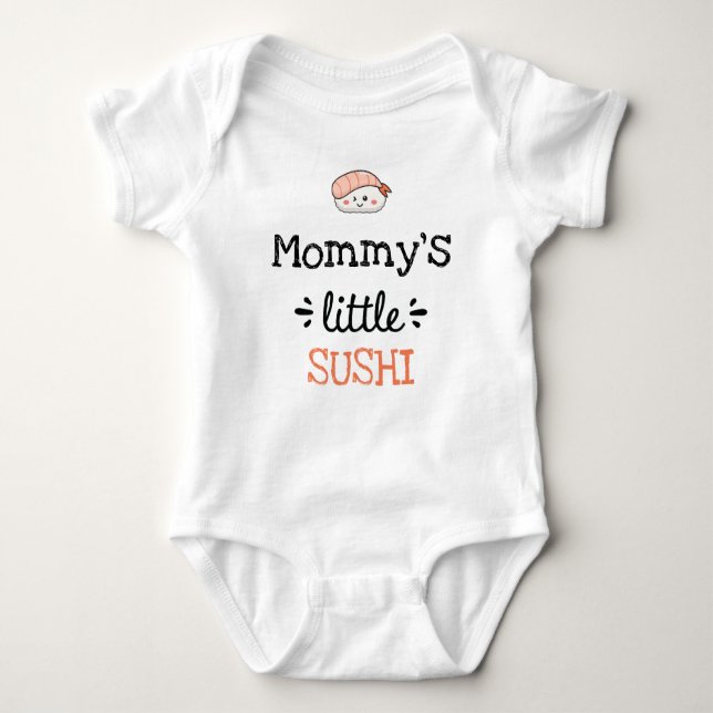 Personalised Design | [Any Text's] Little Sushi Baby Bodysuit (Front)