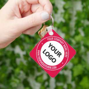 Personalised Design Your Own Business Keychain