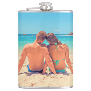 Personalised Design Your Own Custom Photo Flask