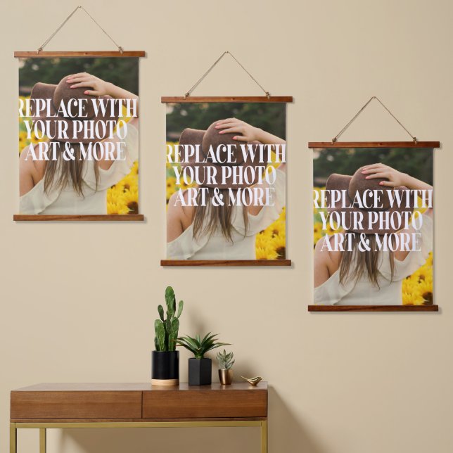Personalised Design Your Own Hanging Tapestry (Asymmetrical)