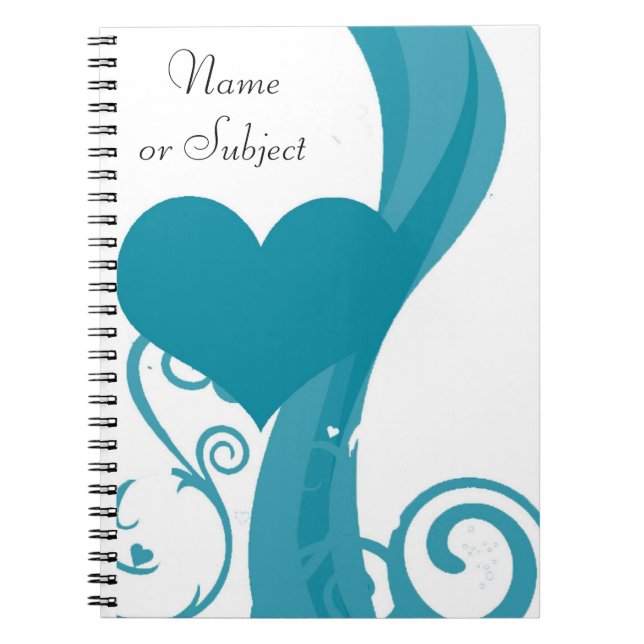 Personalised Designer Notebook Template (Front)