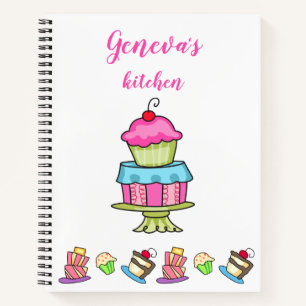 Personalised Dessert Notebook