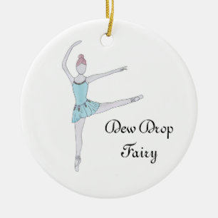 Personalised Dew Drop Fairy Keepsake Nutcracker  Ceramic Ornament