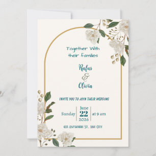 Personalised Digital Wedding Invitation – Modern E