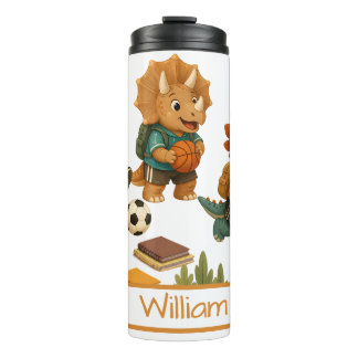 Personalised Dino-Mite-Athlete Thermal Tumbler