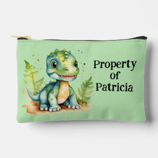Personalised Dino Pouch Bag -Print Cut Sew Bag