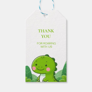 Personalised Dinosaur Birthday Party Gift Tags