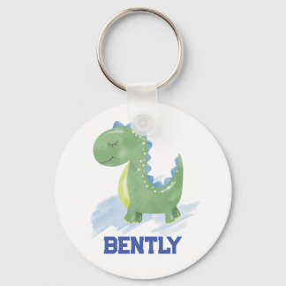 Personalised Dinosaur Keychain