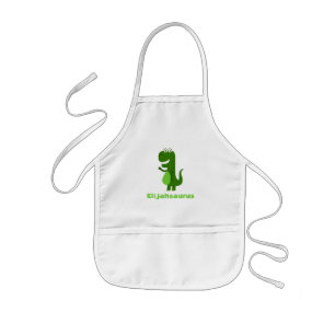 Personalised Dinosaur Kids Apron