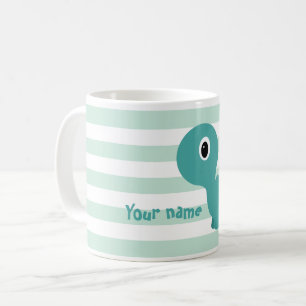 Personalised dinosaur mug
