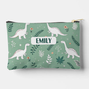 Personalised Dinosaur Name Pencil Case Accessory Pouch