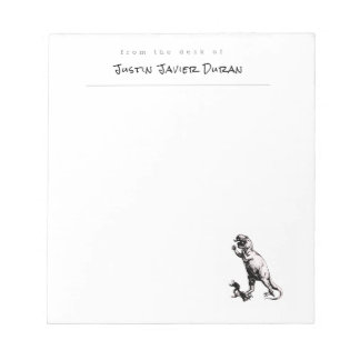 Personalised Dinosaur Notepad