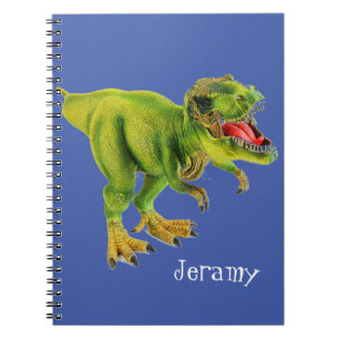 Personalised Dinosaur Spiral Photo Notebook