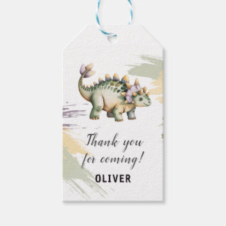 Personalised Dinosaur Thank You Gift Tags