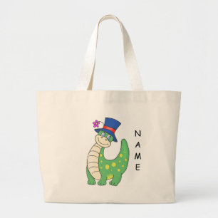 Personalised Dinosaur Tote
