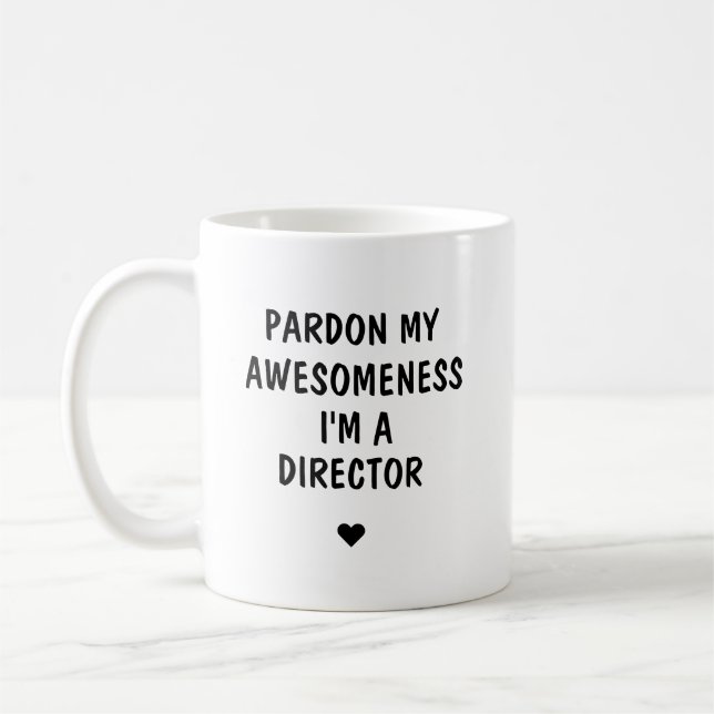 Personalised Director,Appreciation Gift Director Coffee Mug (Left)