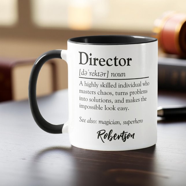 Personalised Director Definition Appreciation Mug (Creator Uploaded)