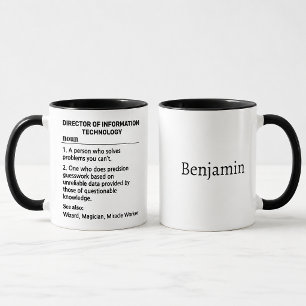 Personalised Director of Information Technology Mug